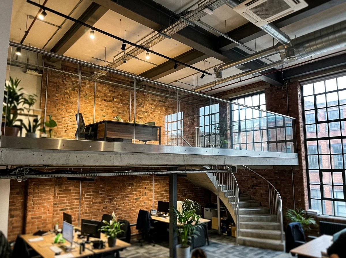 Commercial glass balustrades in Birmingham by Birmingham Glass Balustrades, office atrium installation