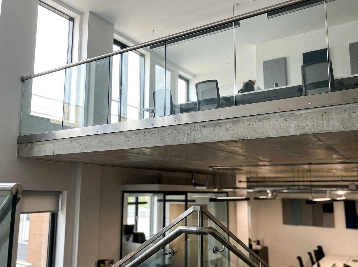 Commercial glass balustrade programme management in Birmingham