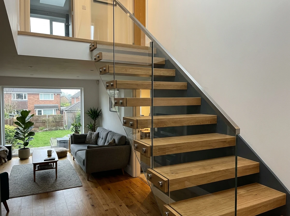 Commercial glass balustrade installation in Birmingham's Jewellery Quarter